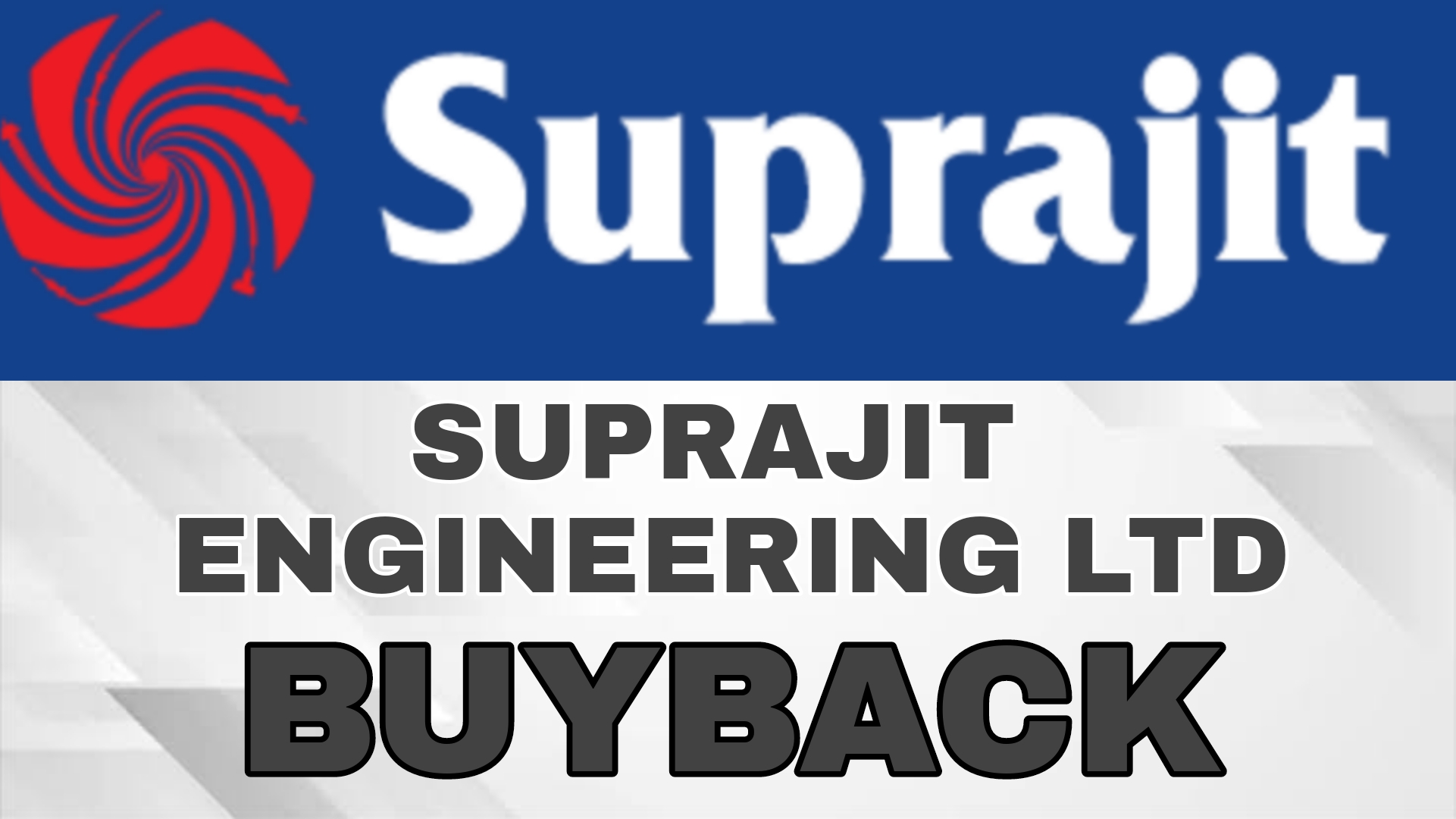 Suprajit Engineering Buyback Details - finvestfox.com